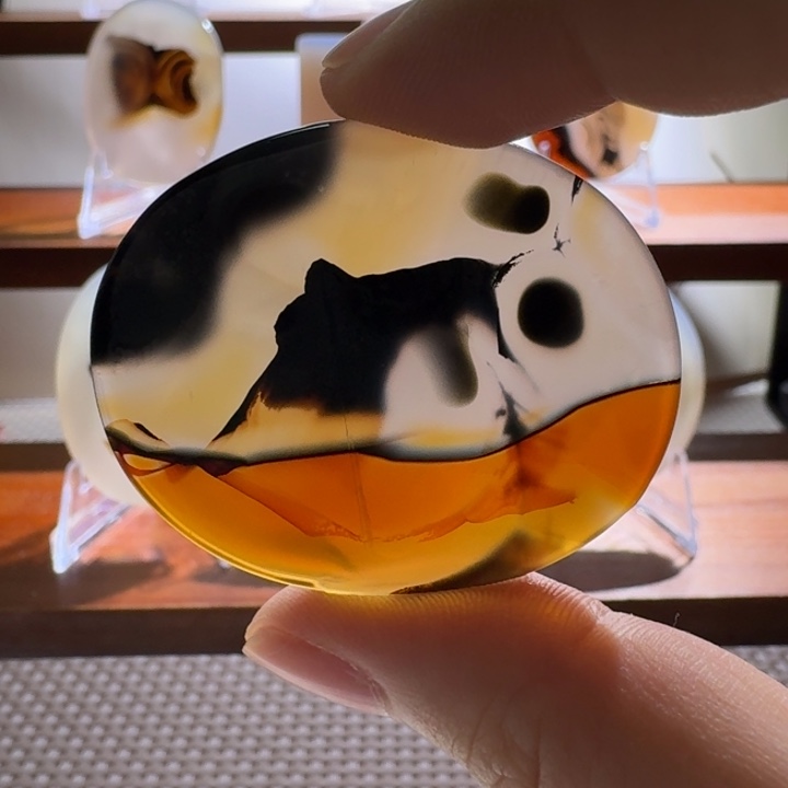 玛瑙/玉髓合金颈饰