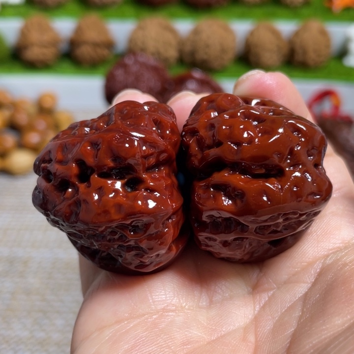 把件文玩核桃40肚蛤蟆