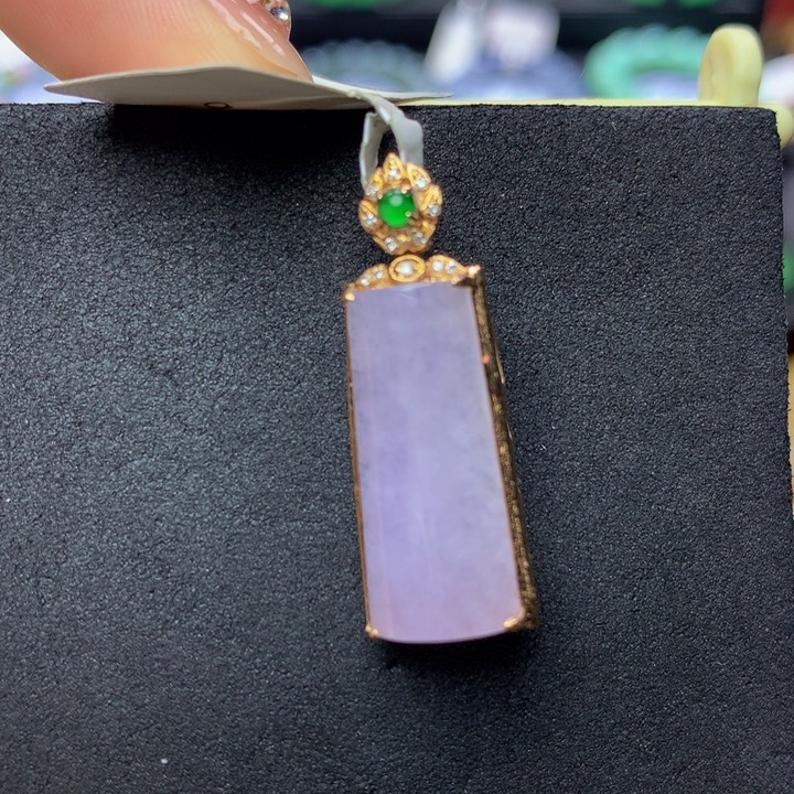 翡翠手链18K金镶嵌翡翠