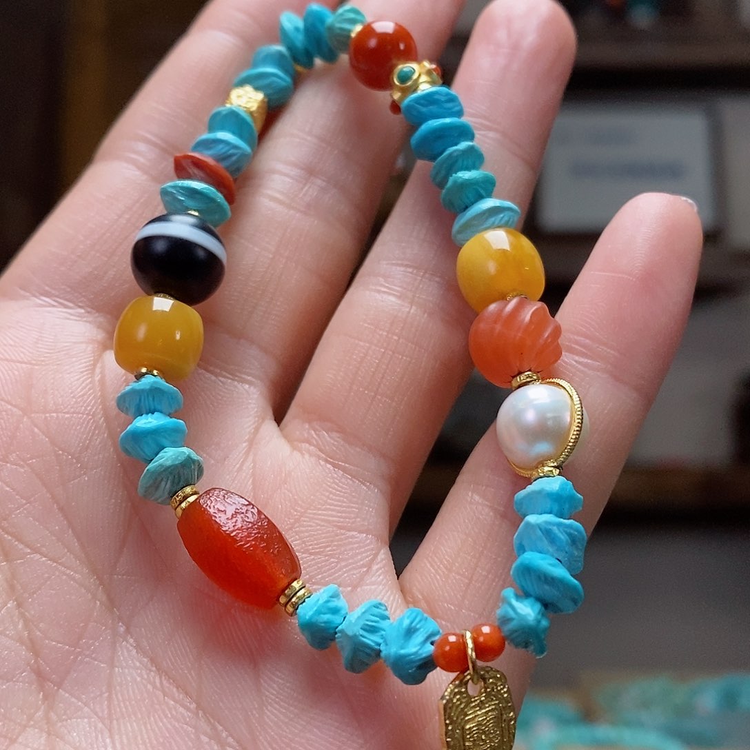 绿松石珠宝奇石未镶嵌