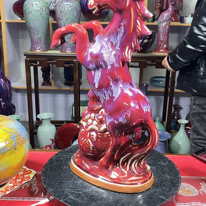 瓶中国神垕精品钧瓷