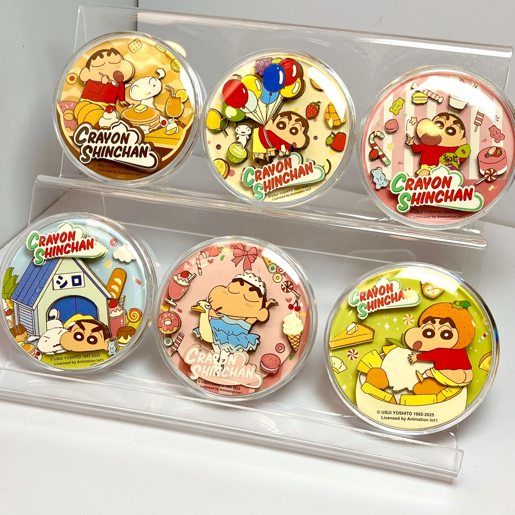 【代拆】蜡笔小新水晶贴摆件冰箱贴