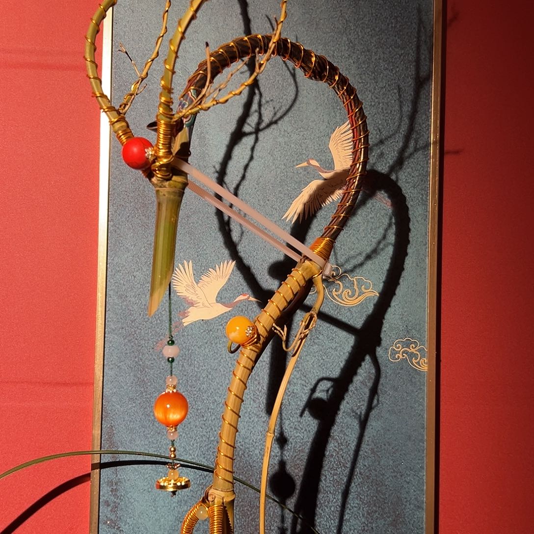 【翘楚】原创设计，手工龙挂香