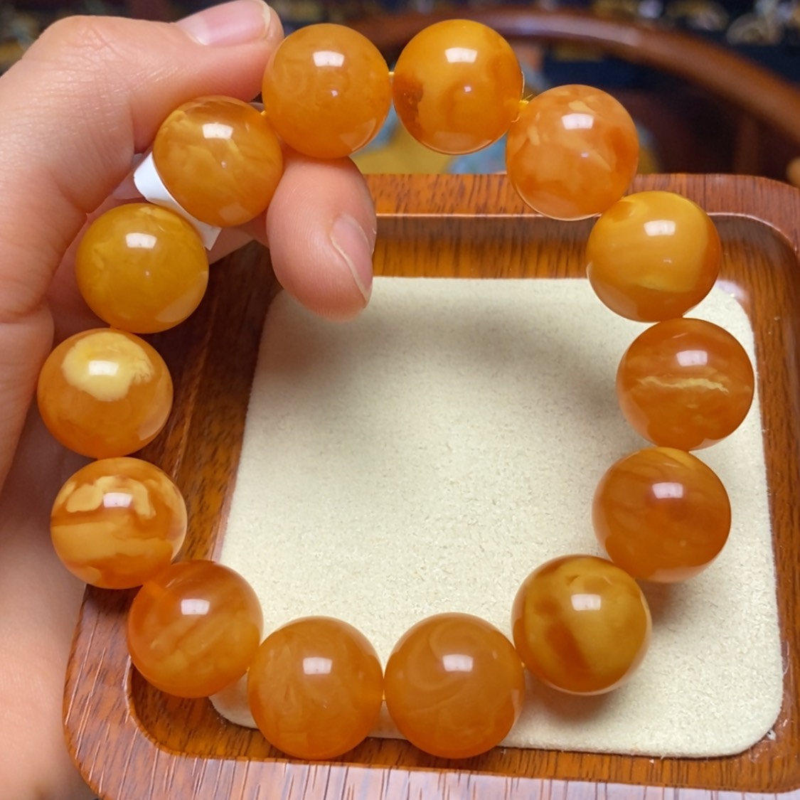 【闪购商品】蜜蜡手链未镶嵌手串