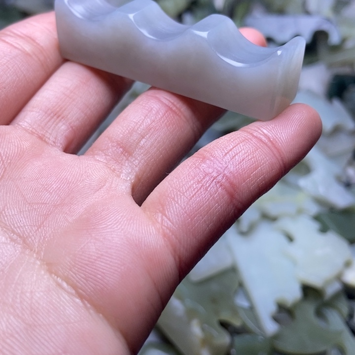 和田玉珠宝半成品未镶嵌