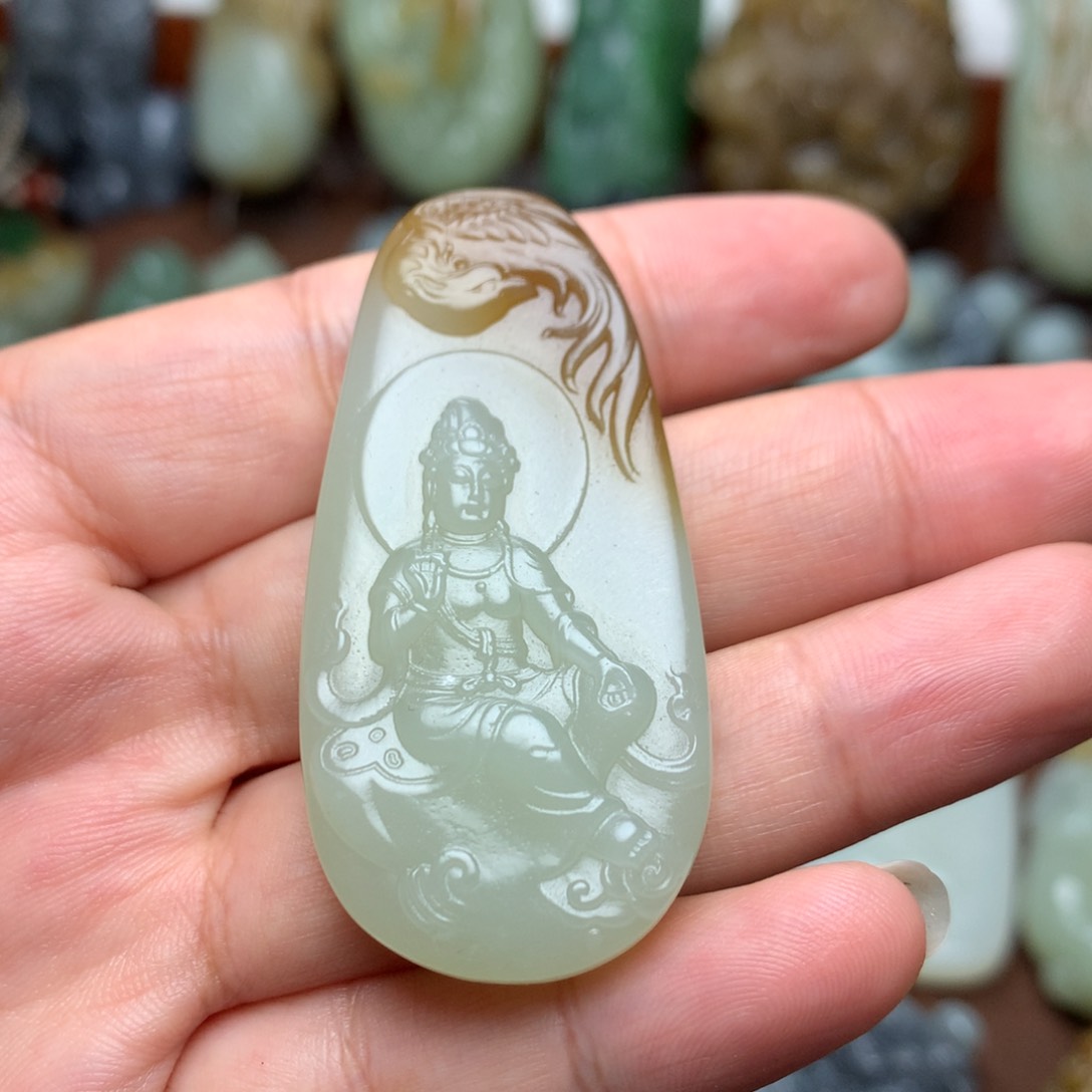 和田玉挂件未镶嵌