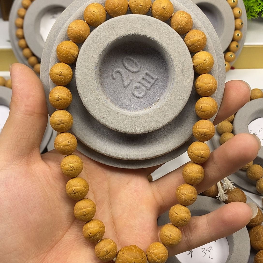 手串凤眼菩提保尼泊尔保同树12.5mm手持