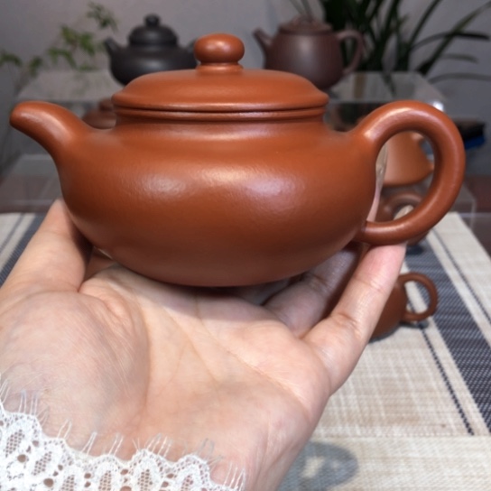 紫砂茶壶赵朱半手工200cc