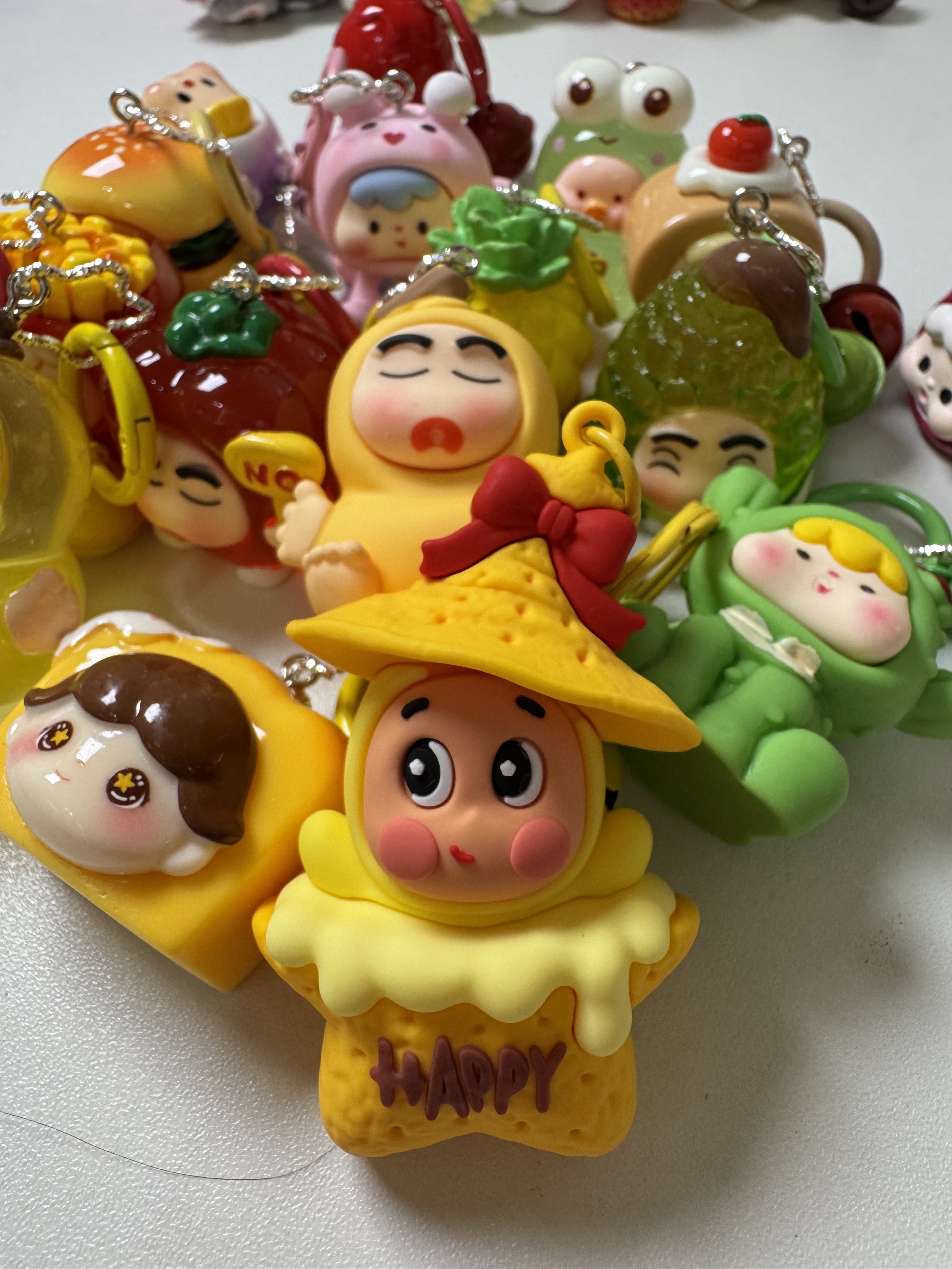 手工DIY款式新潮萌粒钥匙挂件创意礼品