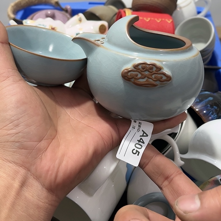 茶具默认微瑕瓷器、茶具、壶、摆件，介意勿拍 