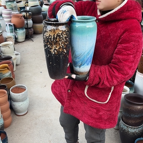 13口31高瑕疵盆子。