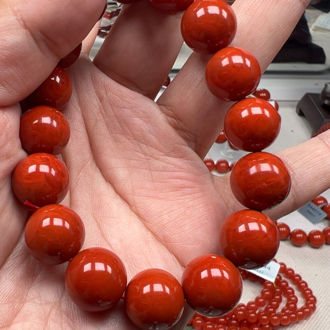 未镶嵌手串南红玛瑙
