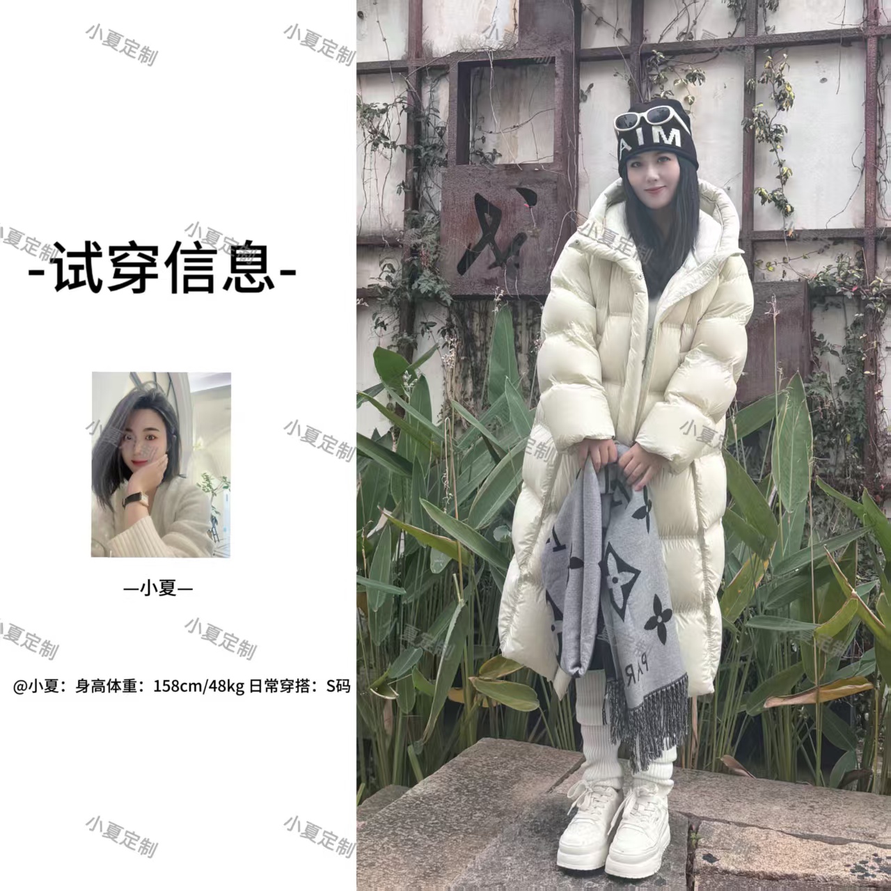 【外贸原单】90白鸭绒服女云感泡芙大被子加厚保暖百搭过膝长款连帽