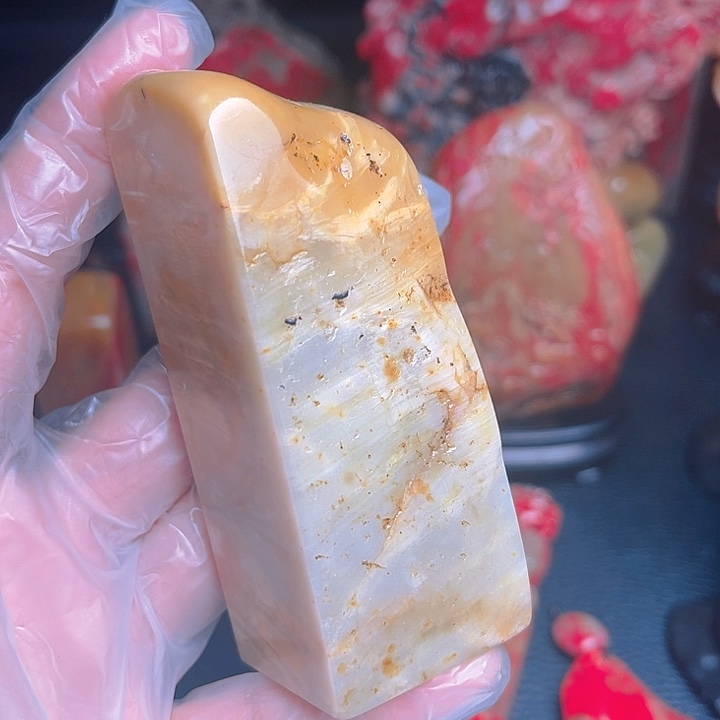昌化石昌化白田料精品印章