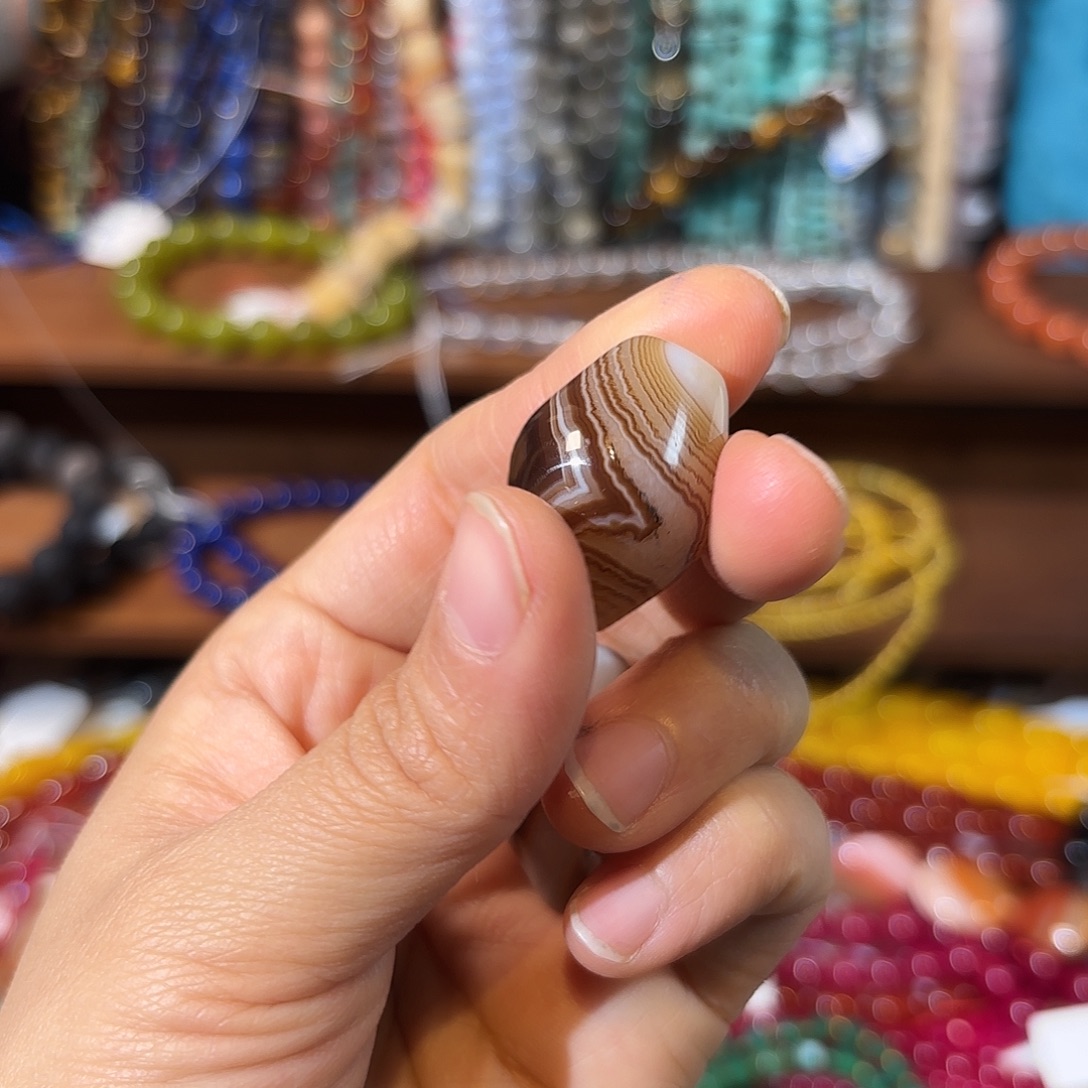 玛瑙/玉髓银S925镀金镶嵌珠宝半成品灰玛瑙卡20-27一颗