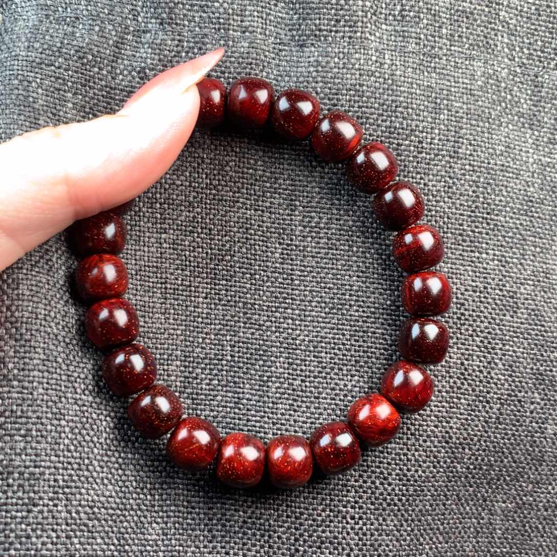 小叶紫檀手串/手链小***熊