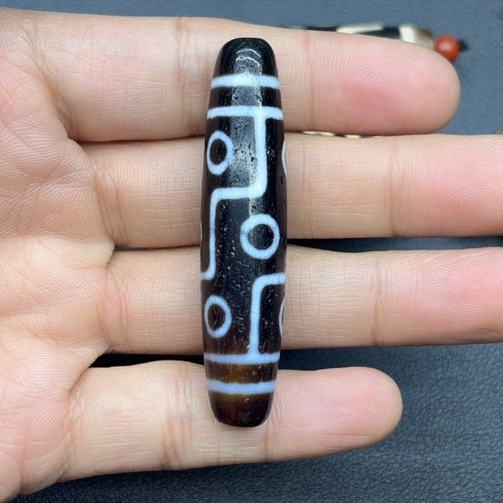 玛瑙/玉髓散珠九眼