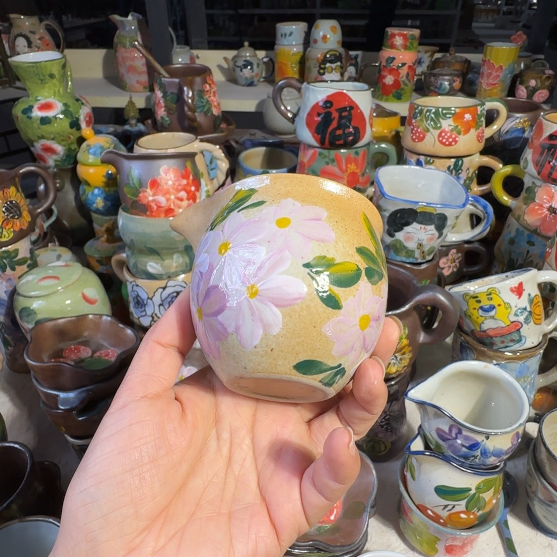 紫砂景德镇手工陶瓷釉下彩正品8