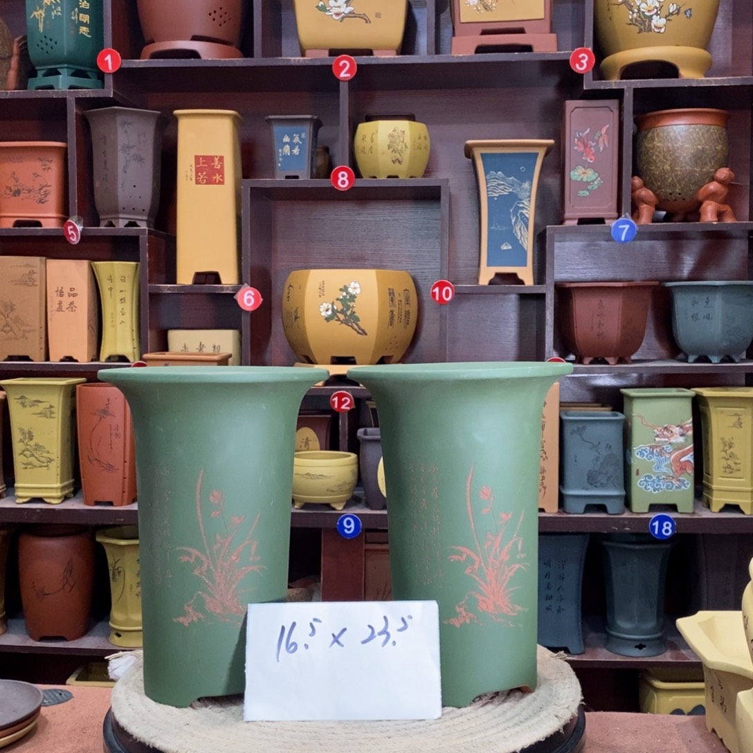 紫砂艺术紫砂花盆