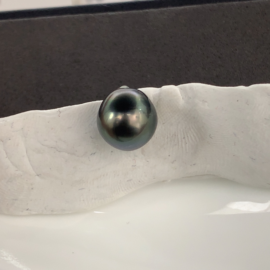 定制海水珍珠未镶嵌裸珠9-10mm大溪地一颗