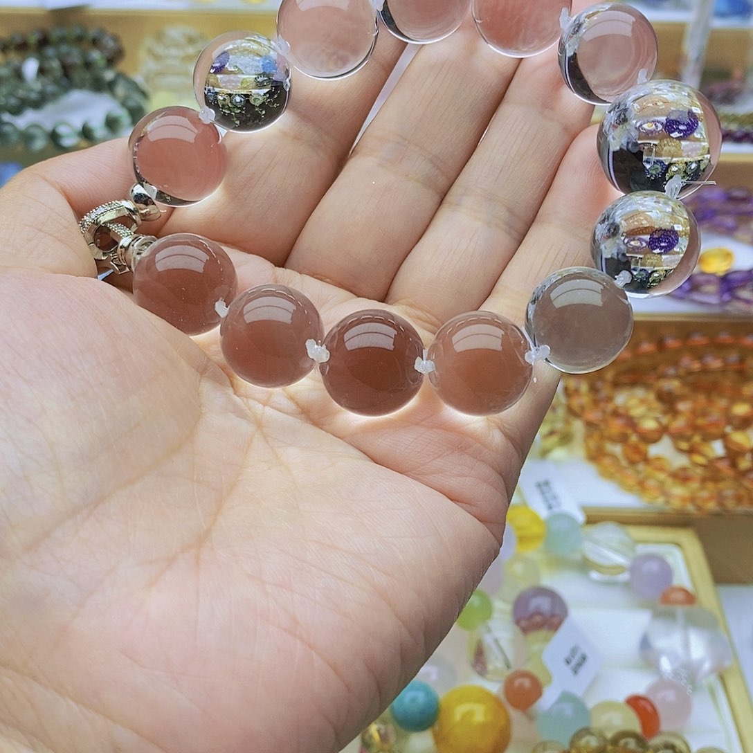 水晶手链未镶嵌天然白水晶16m吗