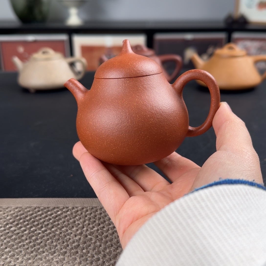 紫砂茶壶微瑕茄瓜