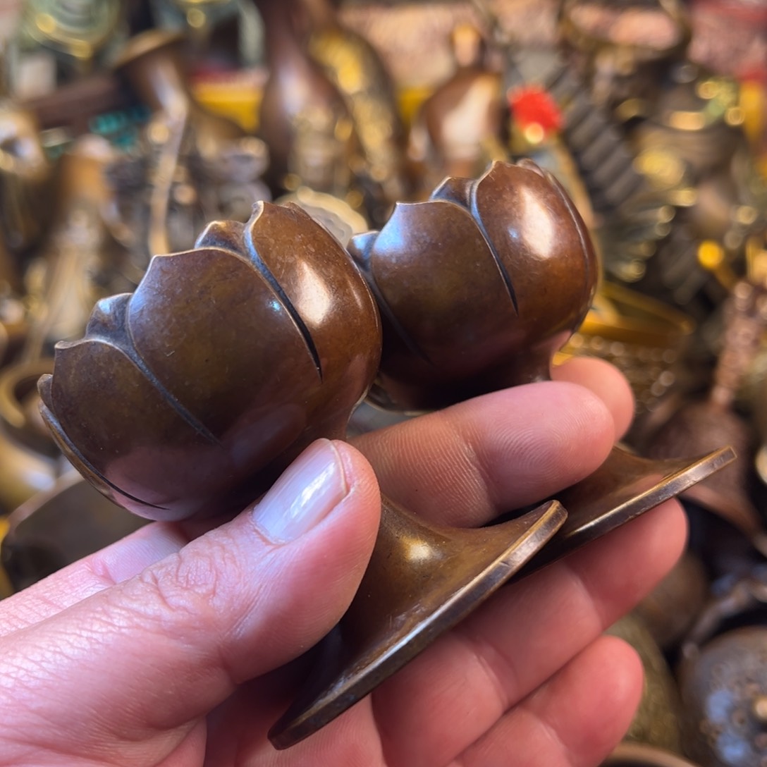  茶壶香炉铜器摆件