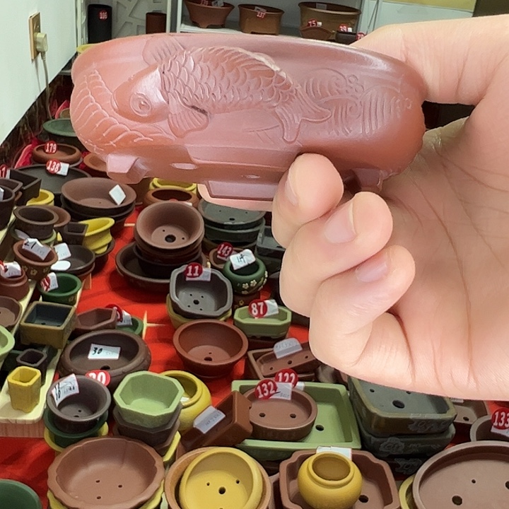 紫砂花盆小花盆椭圆形