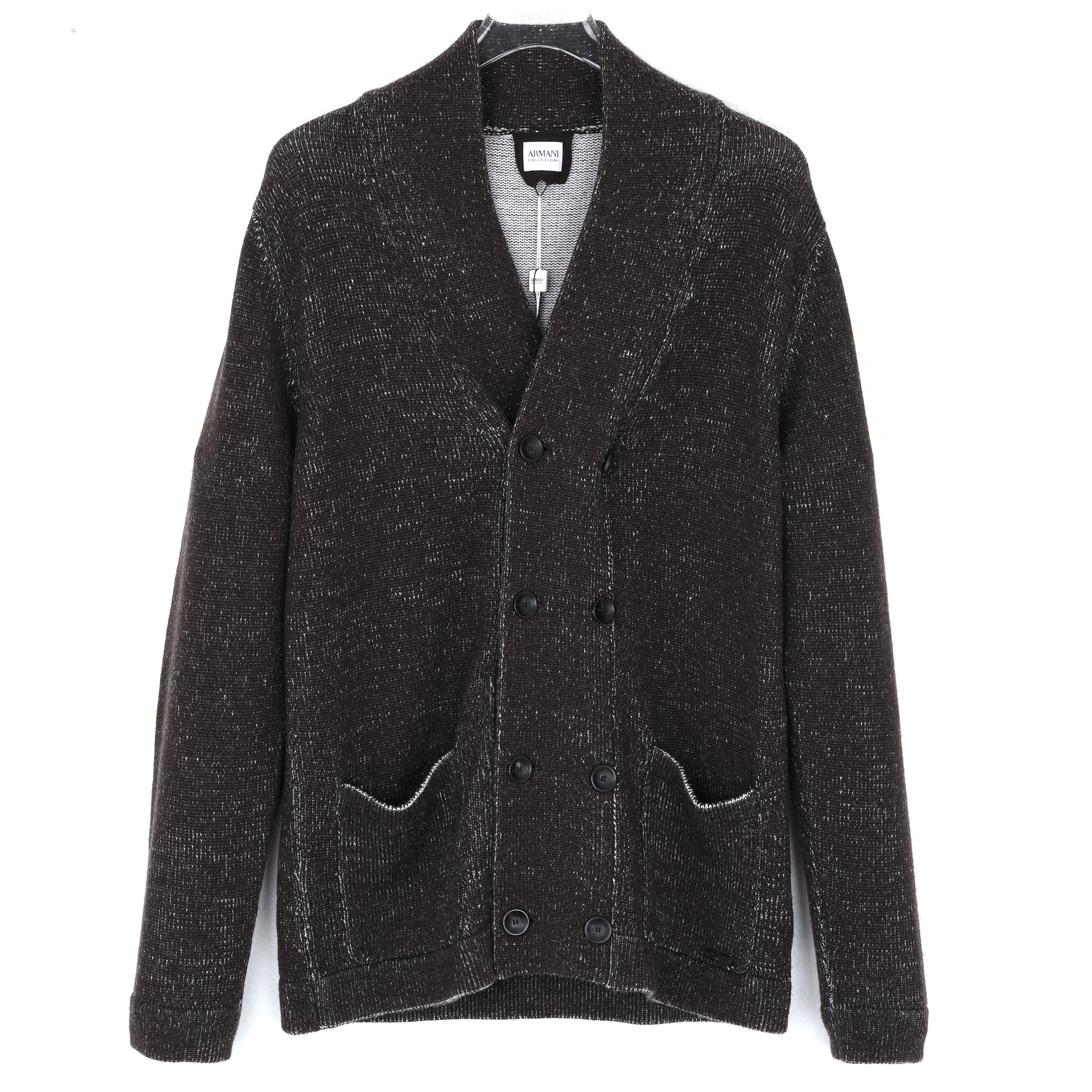 ARMANI COLLEZIONI 阿玛尼 男士纯羊毛针织开衫MCG01MMC25M208