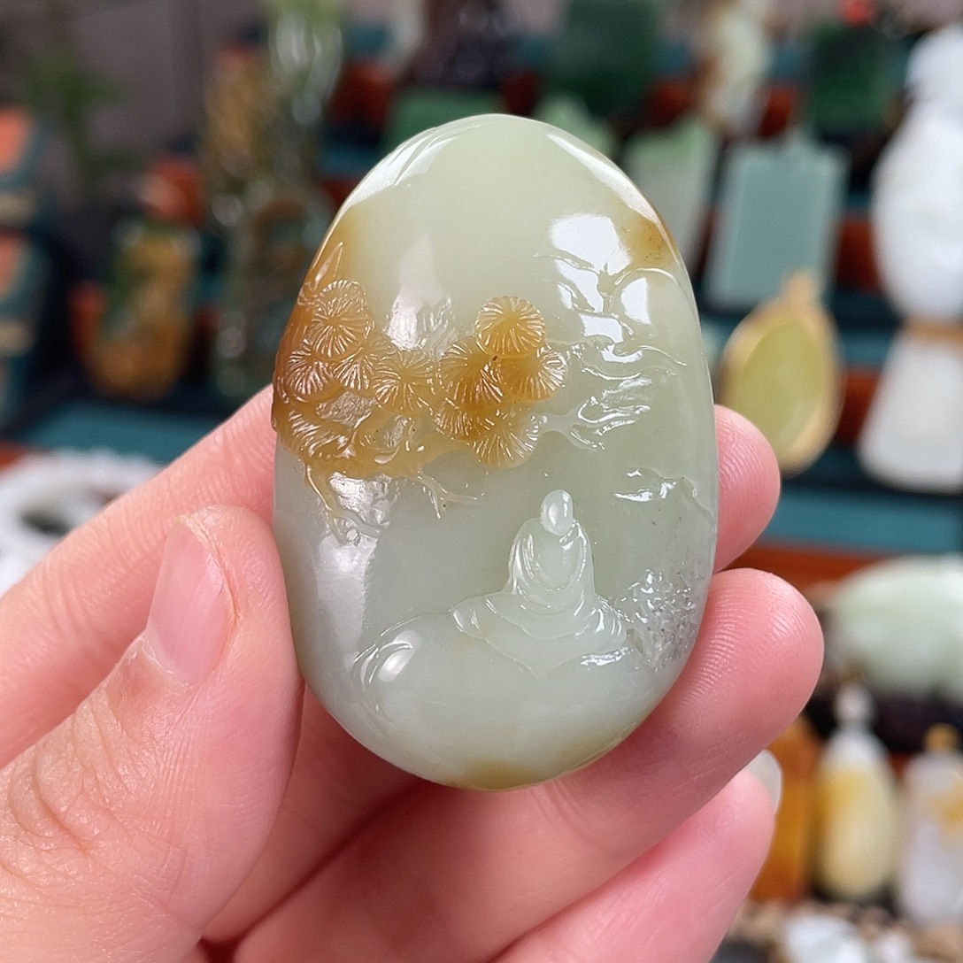 未镶嵌和田玉挂件