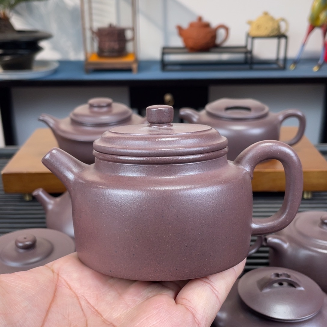 紫砂茶壶天青德钟200cc