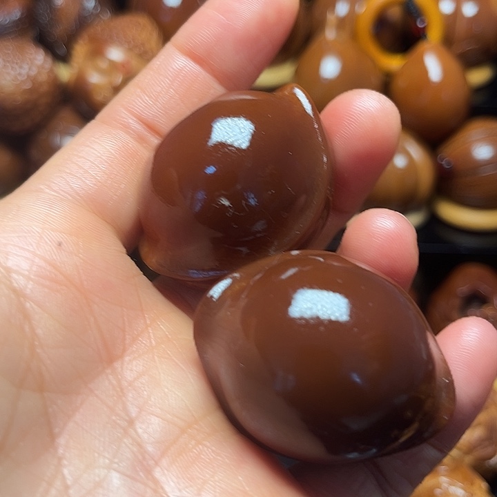 橄榄核手串/手链玉华，元宝一对