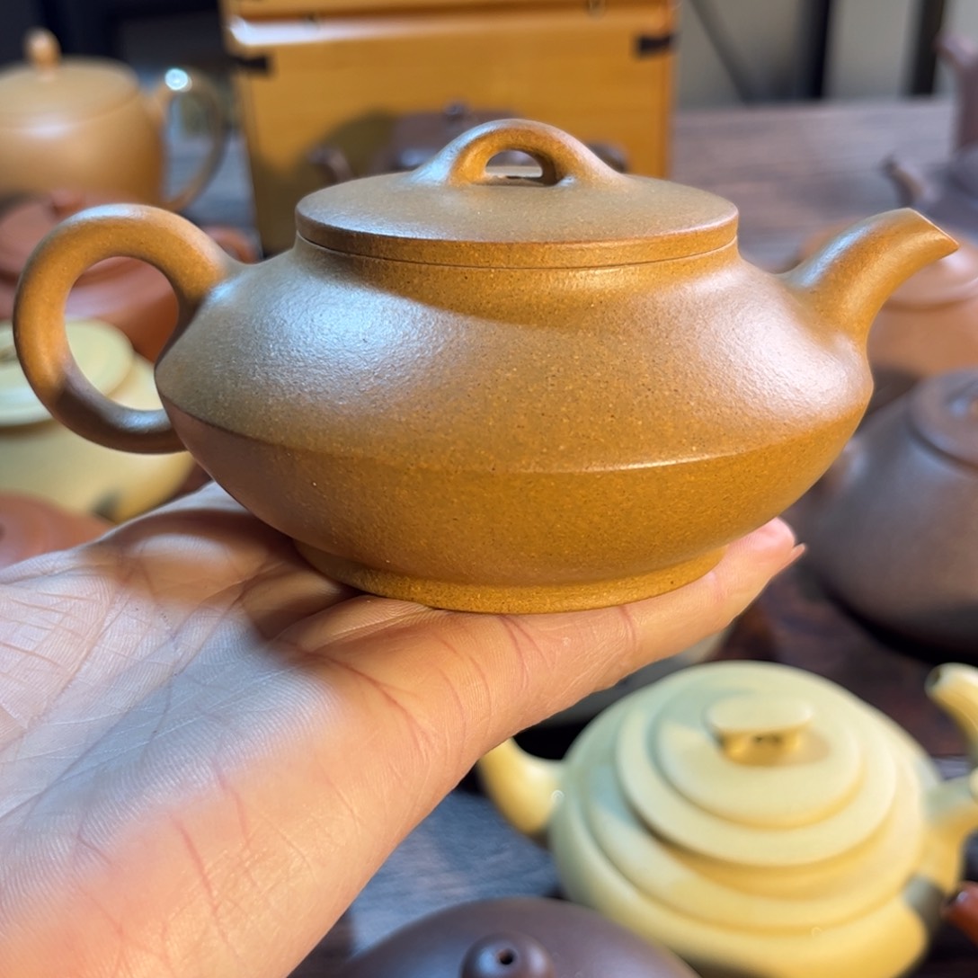 段泥茶壶黄金段泥合欢
