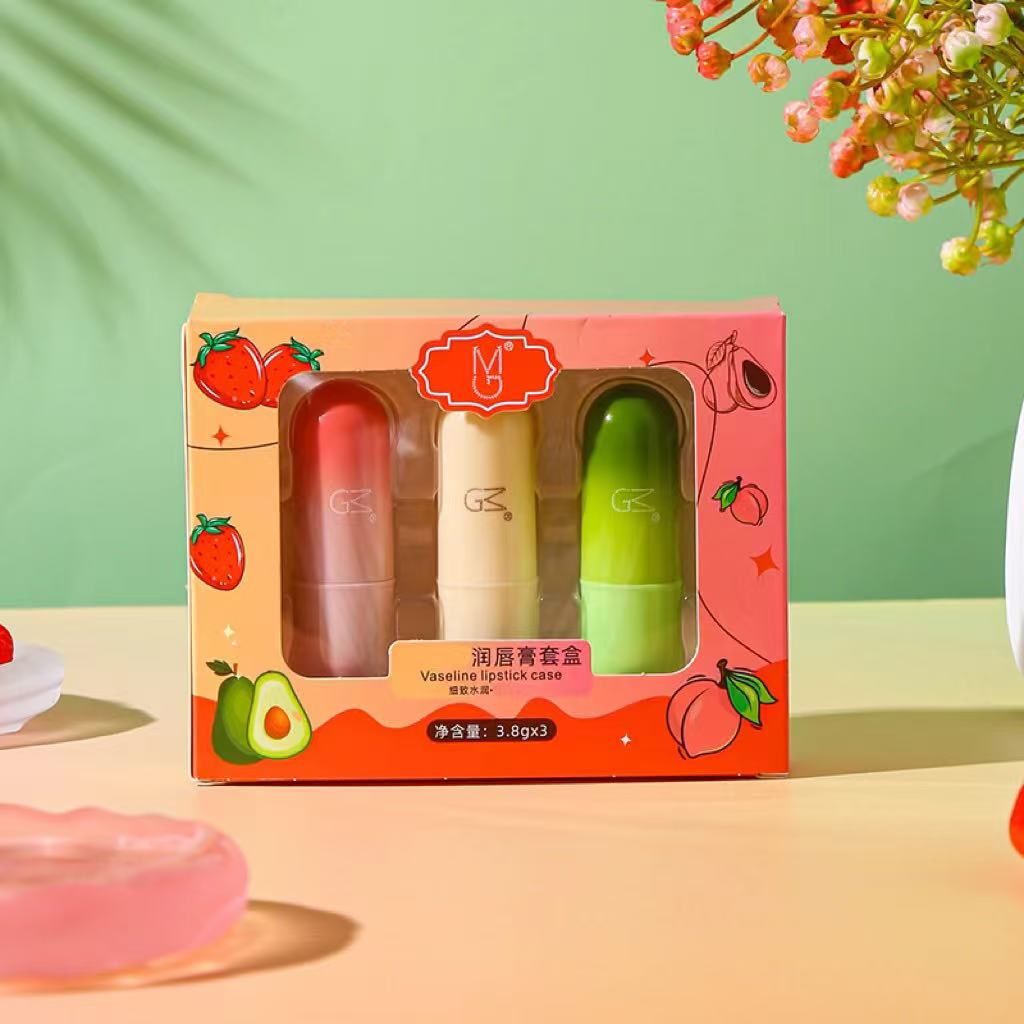 【润唇膏6支】保湿润唇膏防干防裂嘴巴起皮滋润保湿口红打底秋冬