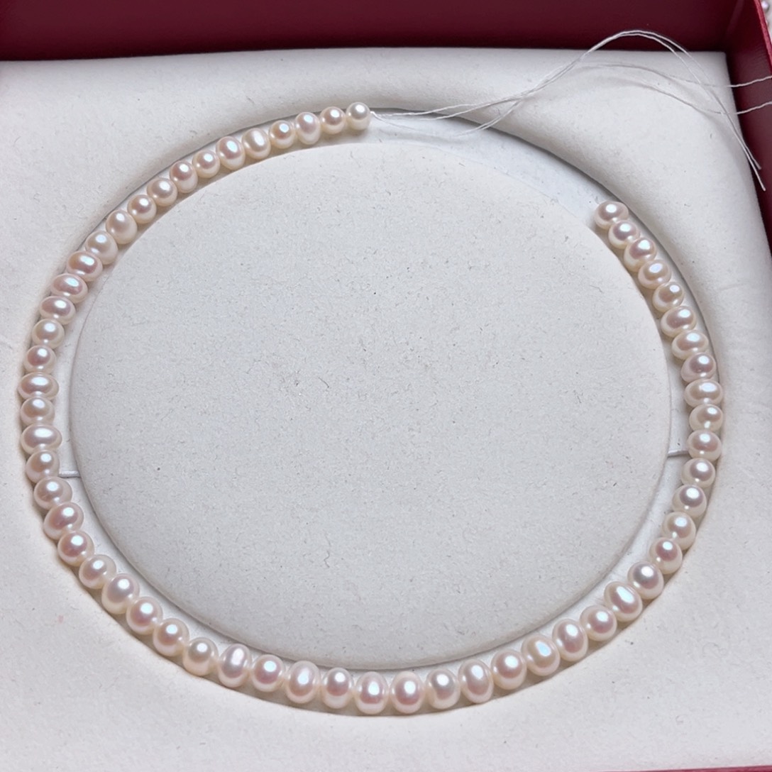 淡水珍珠颈饰未镶嵌7-8mm极光