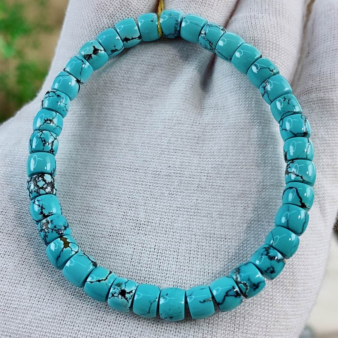 未镶嵌绿松石珠宝奇石6mm+