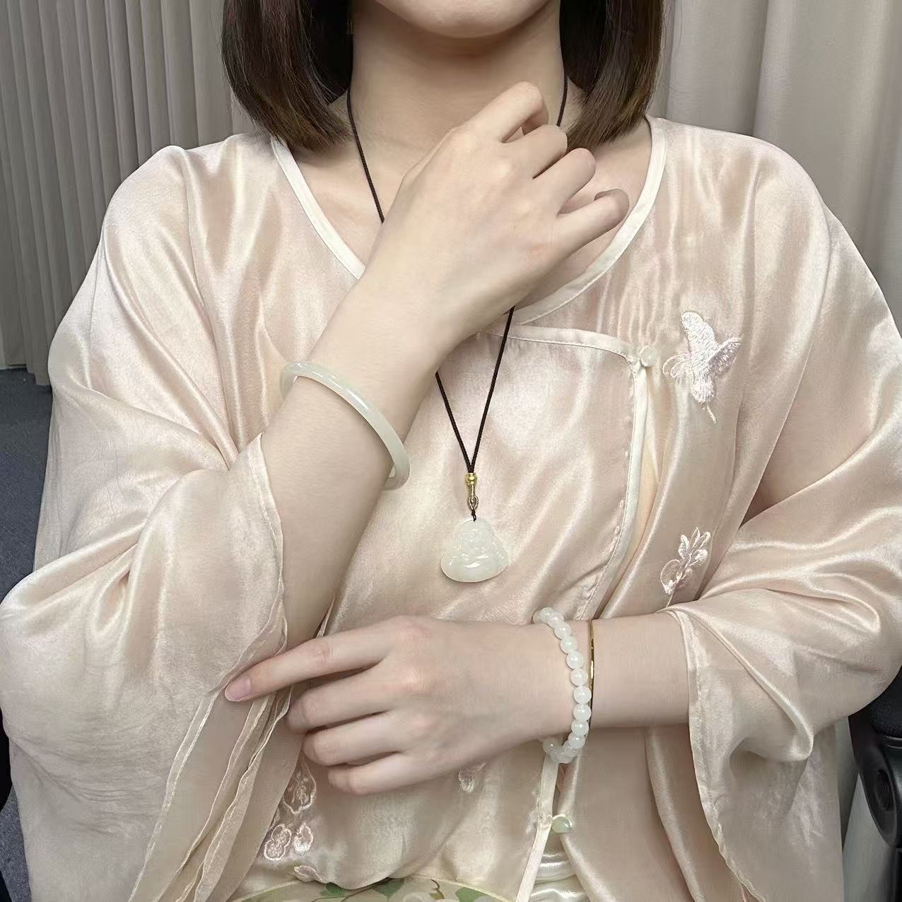 和田玉精美时尚气质美人条SZ 0115