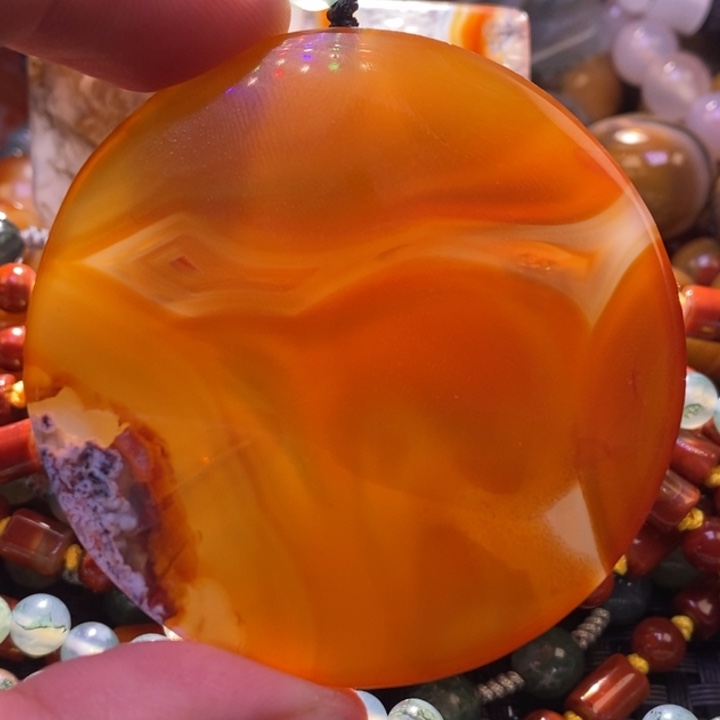 【闪购商品】玛瑙/玉髓颈饰未镶嵌任*呢