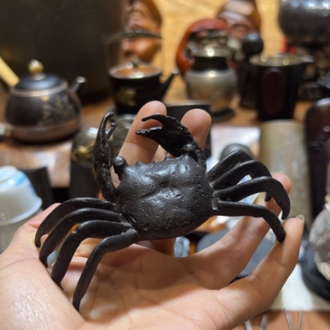 蜜安罐瓷香炉锡茶则