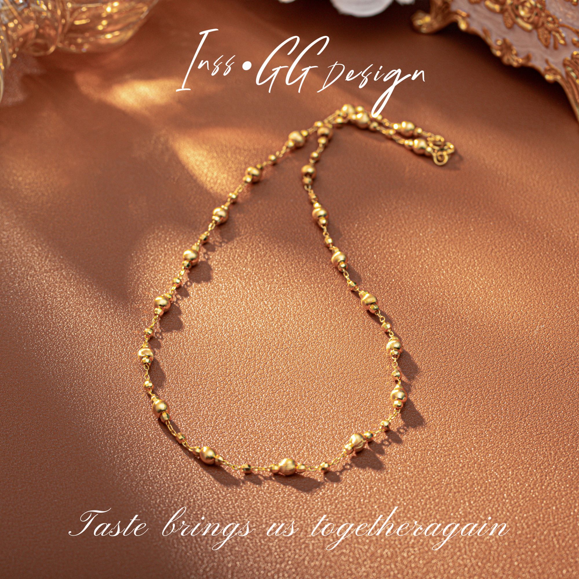 铜合金项链 【INSS·GG】法式奢华星河猫眼时尚项链