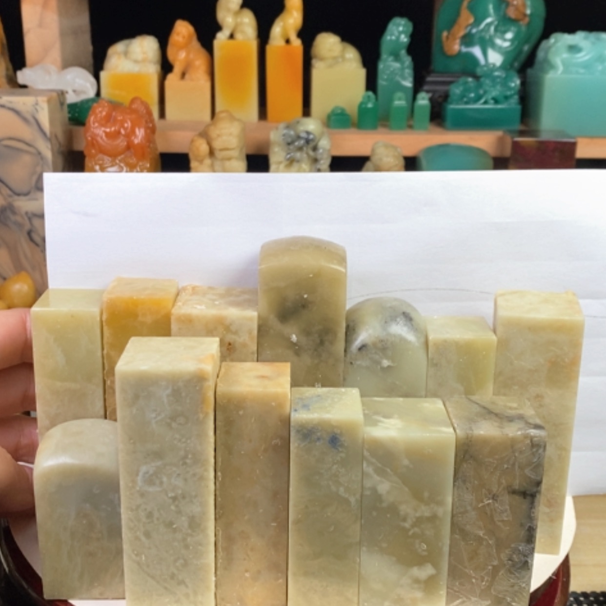 【闪购商品】青田石国*国封门石………………..