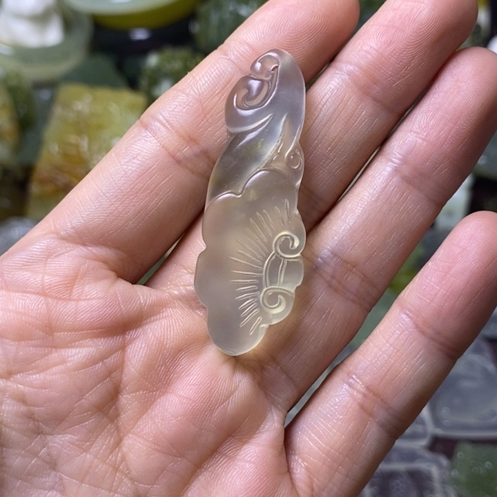 岫玉岫玉挂件未镶嵌