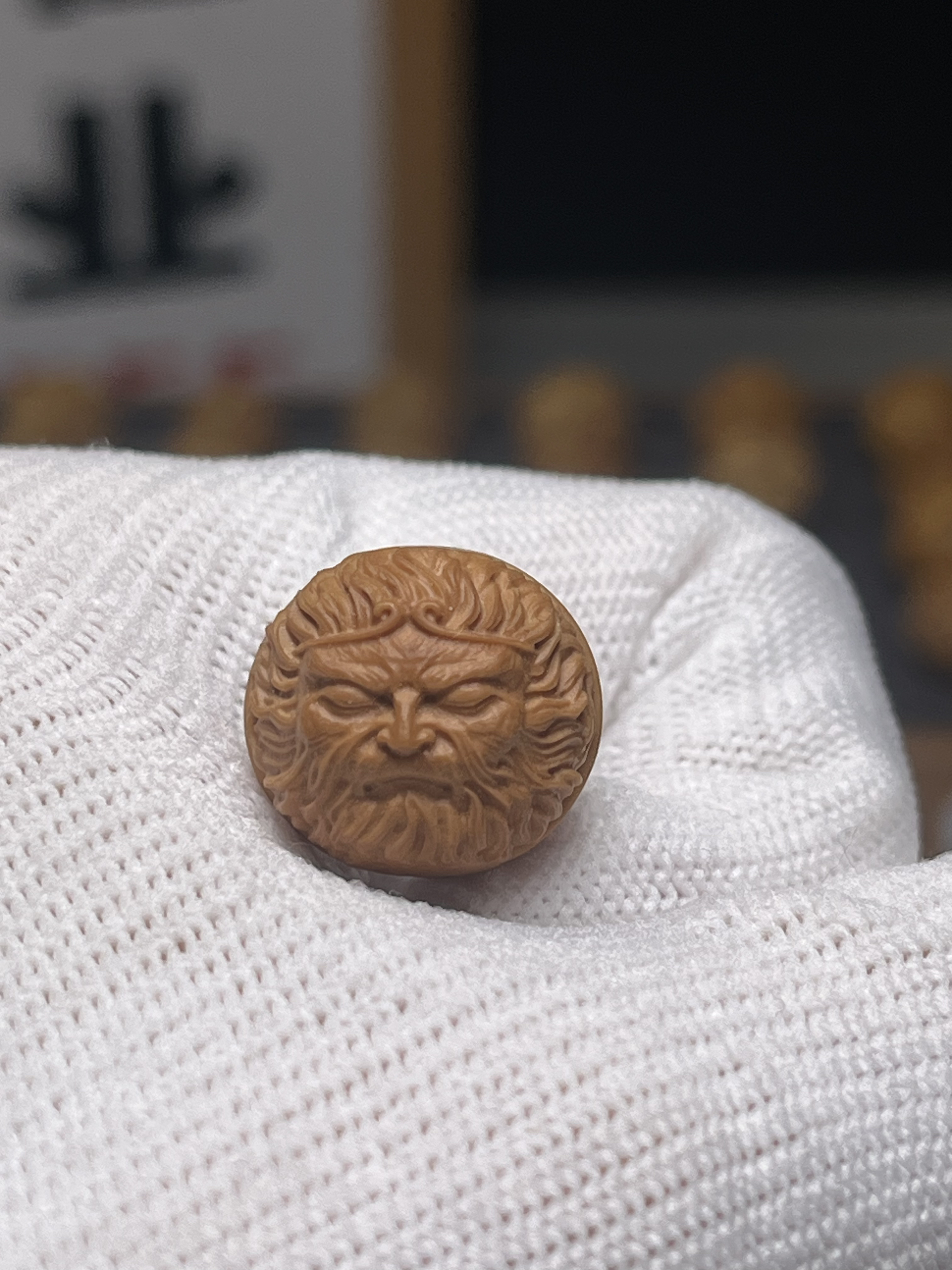 16左右双面大圣猴头核桃（全品有正常封口线）