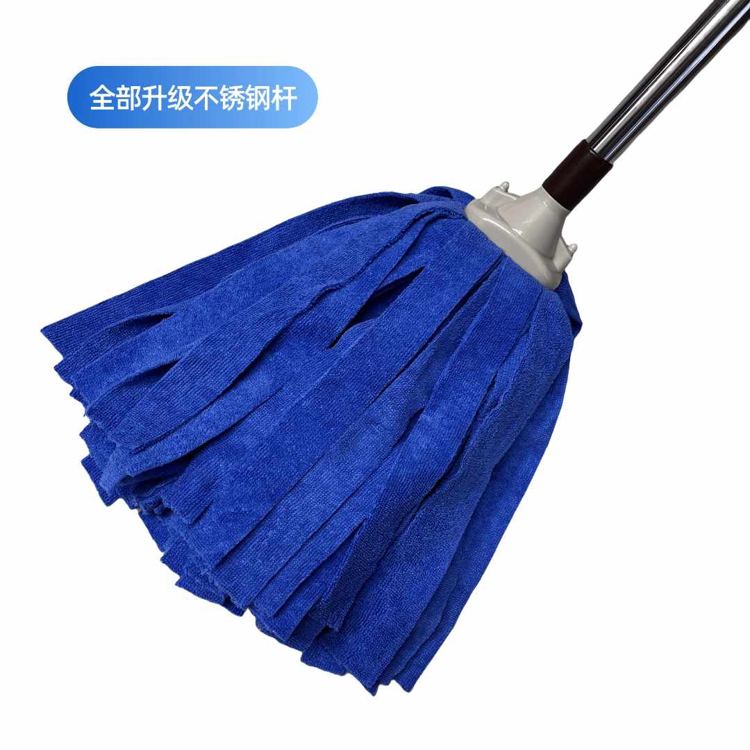 老边纯手工毛巾拖把传统家用超吸水老式拖布干湿两用圆头水墩布