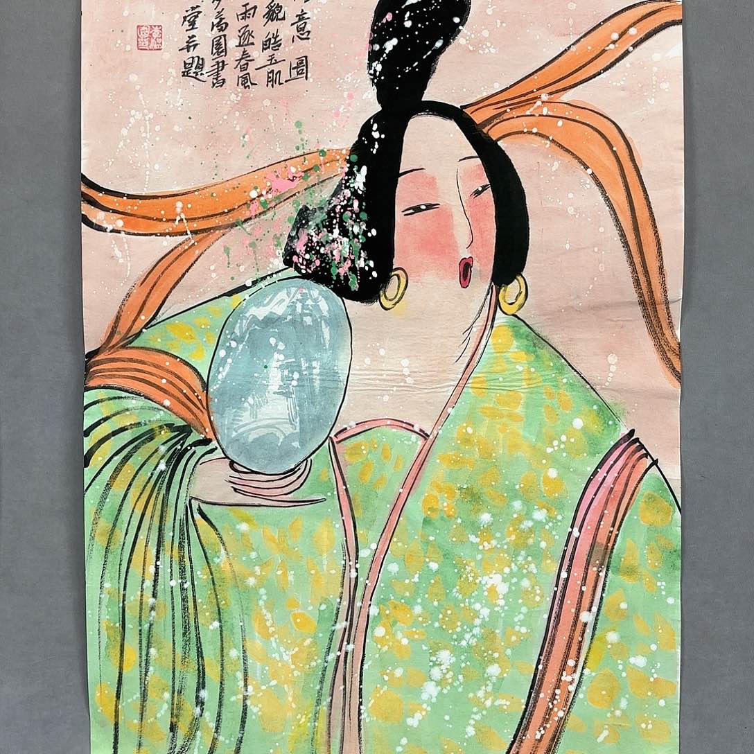 国画国画纯手绘作品请放心去藏