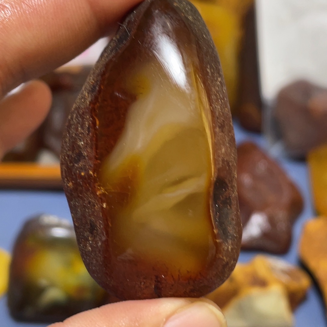定制琥珀未镶嵌原