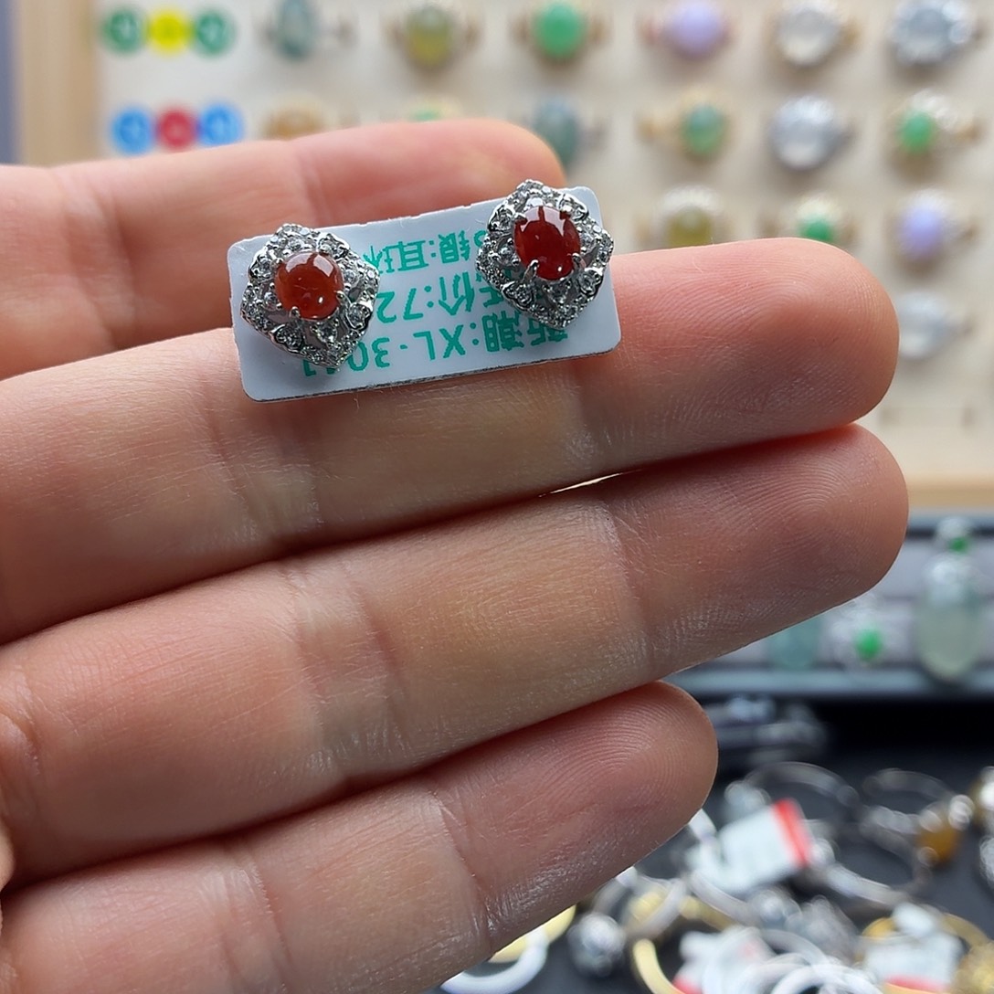 翡翠未镶嵌戒指天然缅甸A货翡翠，假一赔三