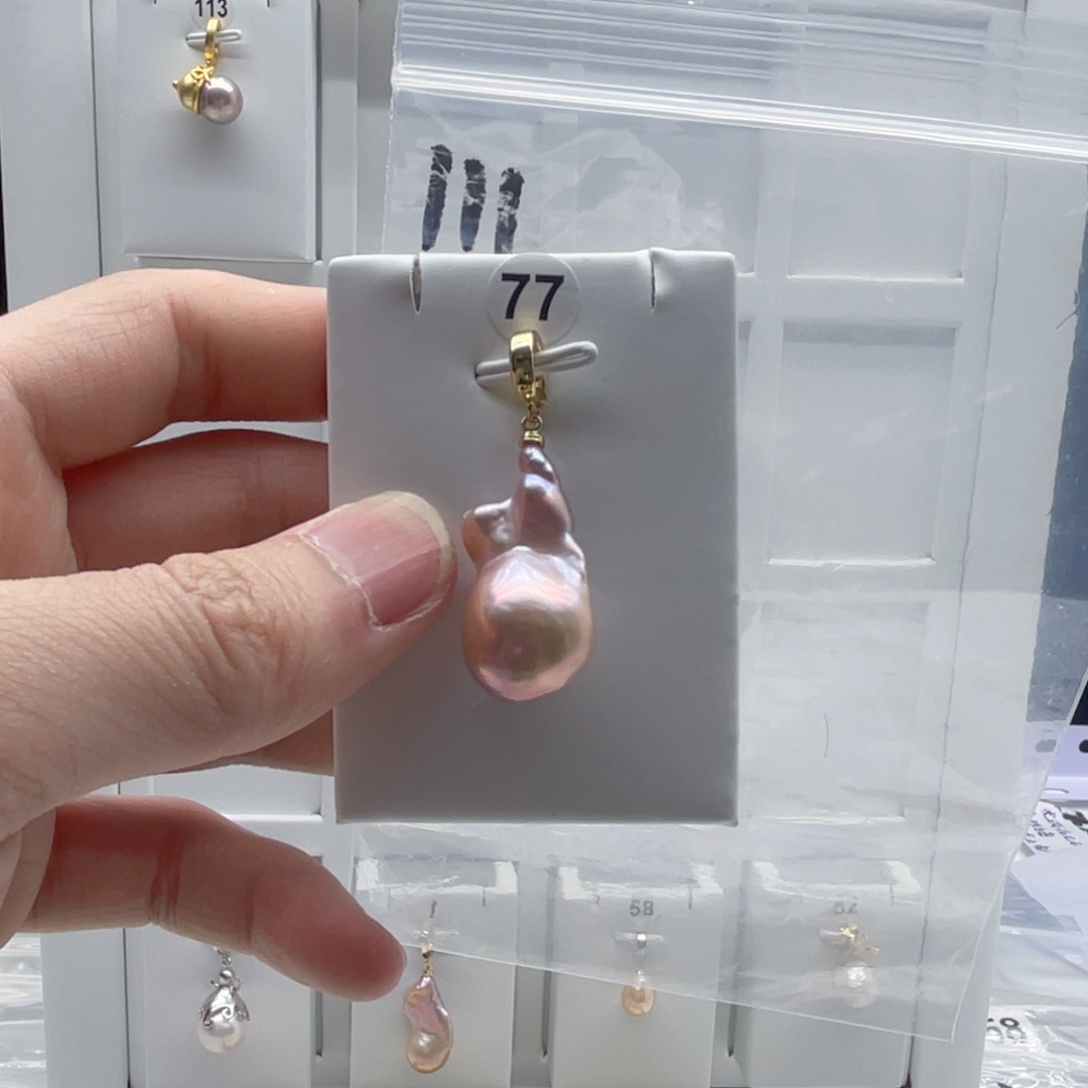 颈饰合金淡水珍珠