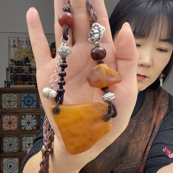 蜜蜡项链未镶嵌清*项链