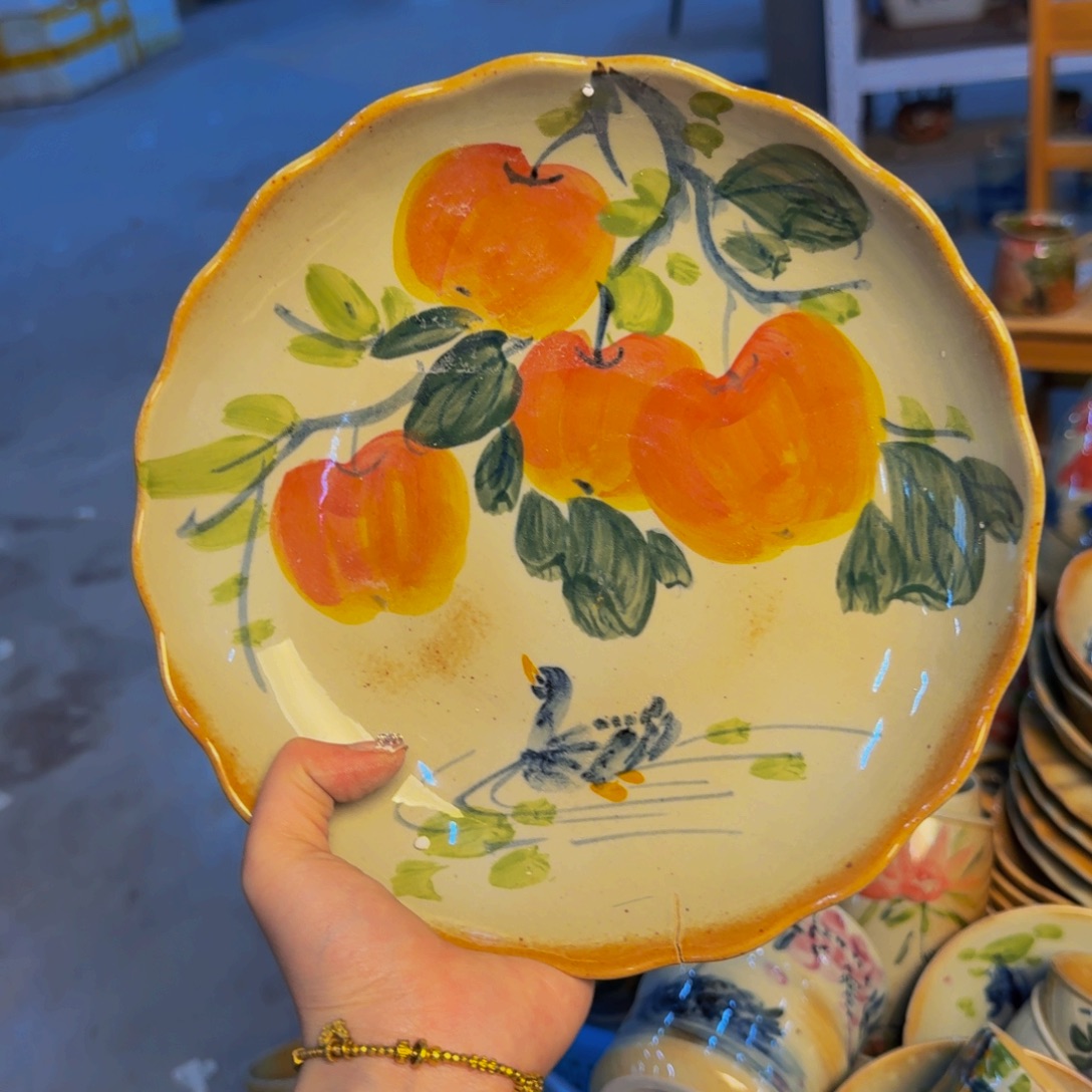 瓷片景德镇陶瓷手工手绘